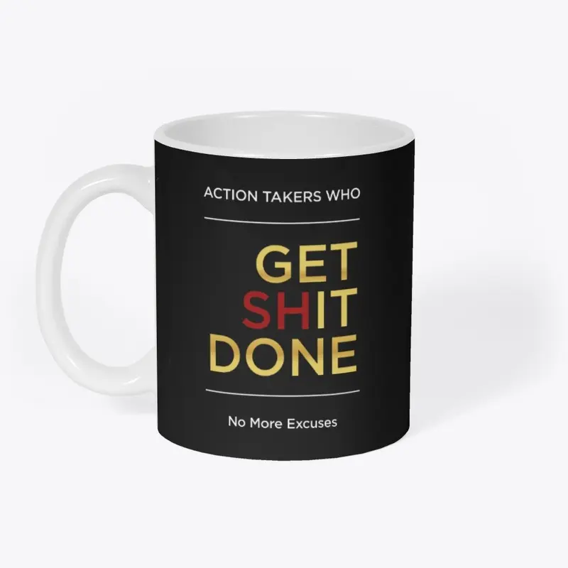 Get It Done Mug  Black / Blue